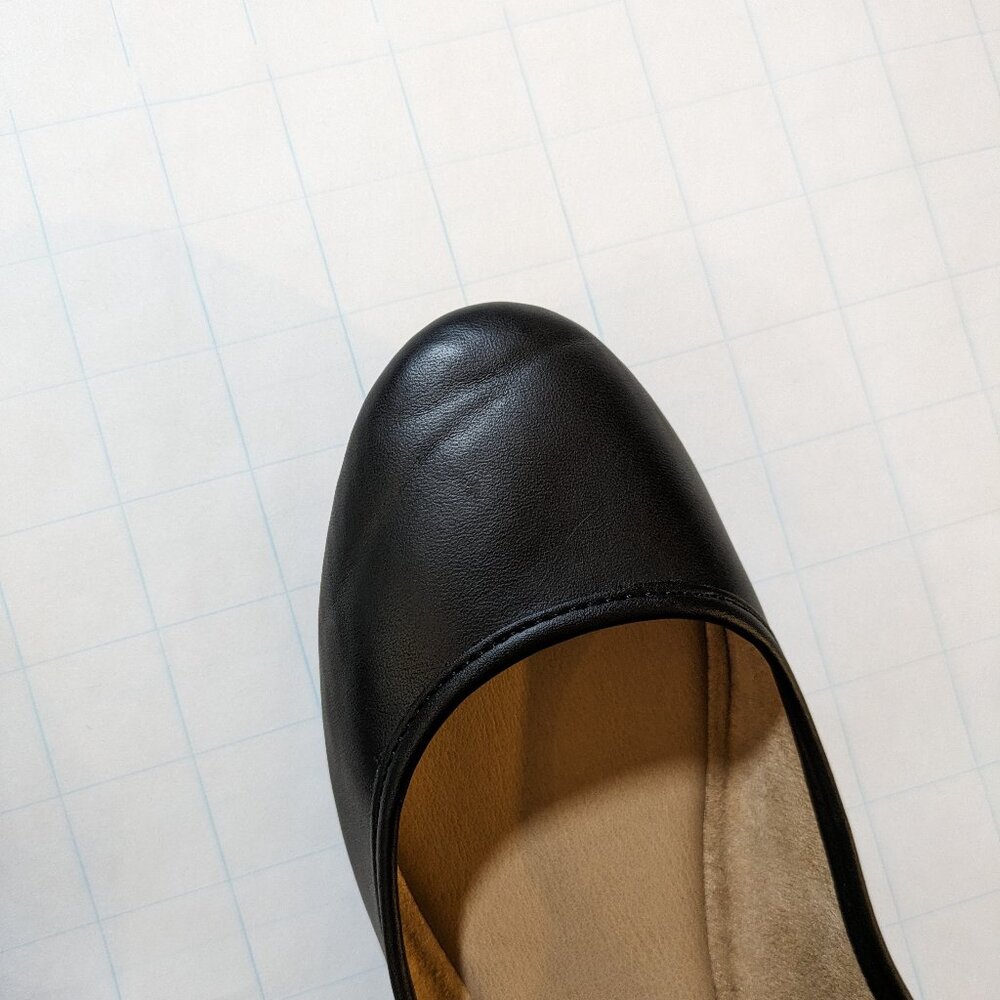 Black Ballet Flats Universal Thread size 7.5 - Picture 3 of 7